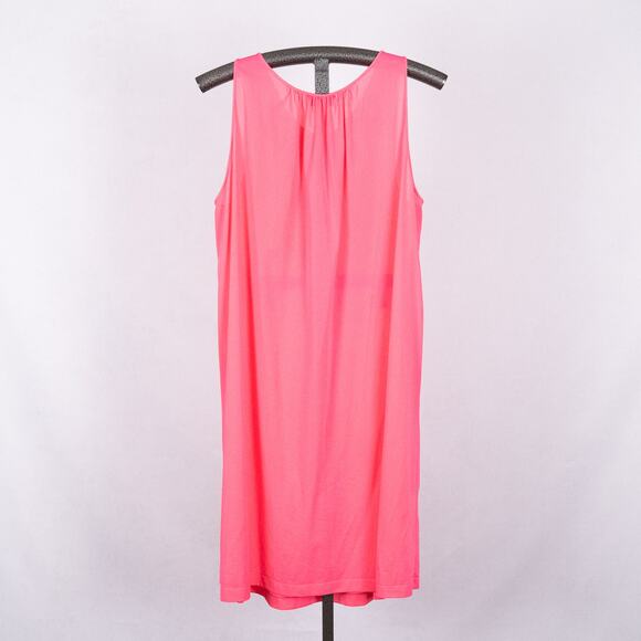 Vintage Shadowline Robe LARGE & Gown 1X Set Pink Rose Flower Embroidery USA MADE - Picture 6 of 9